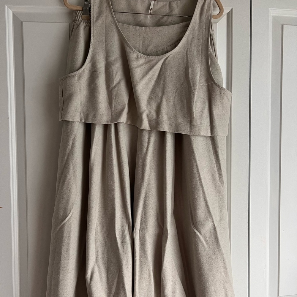 Free People Wide Leg Pants & Crop Top Set - Picture 2 of 2